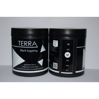 Сахарная паста TERRA black sugaring, средняя 700 г